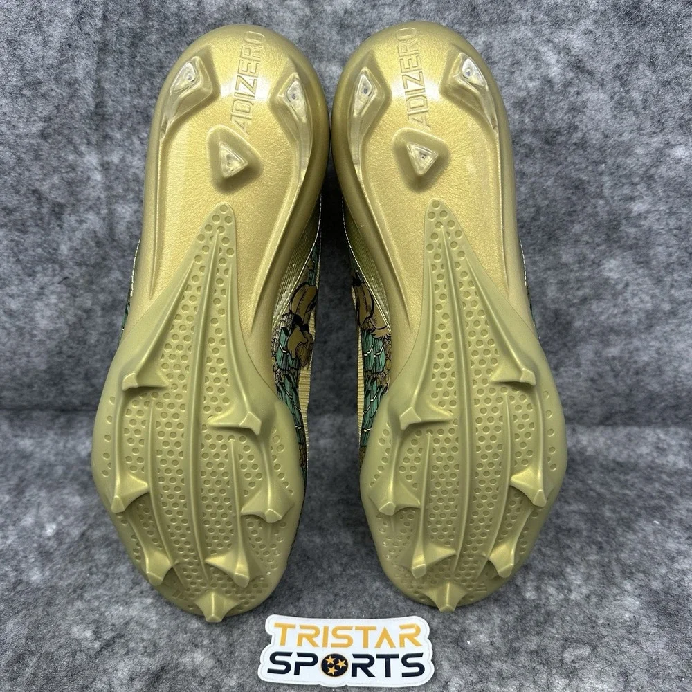 Adidas Adizero Electric Football Cleats Mens Size 12 Disney Scrooge McDuck Gold